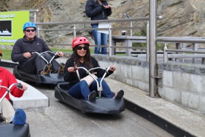 Shelina on the Luge