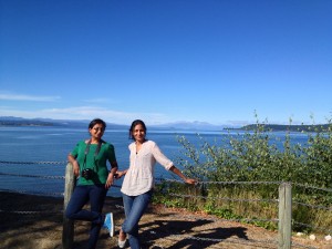 Lake side at Taupo