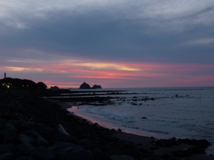 Sunset New Plymouth Boardwalk