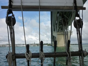 Past the Harbour Bridge