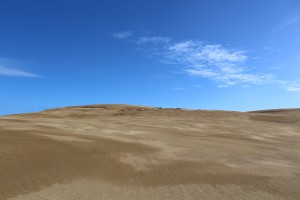 Large sand dunes