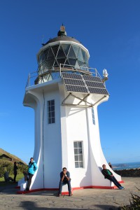 The lighthouse at the top