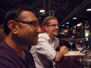 Dinner at Auckland Harbour