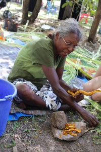 Crushing Pigments for Flax