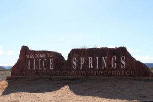 Alice Spring Sign