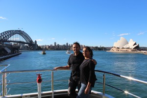 On the boat