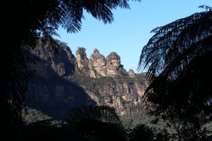 3 Sisters from the valley floor