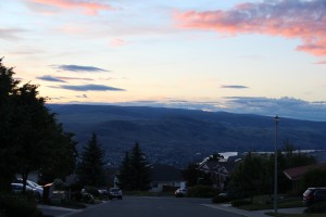 Sunset Overlooking Kamloops