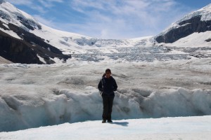 On the glacier