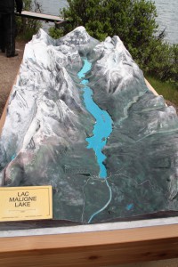 Model of the area