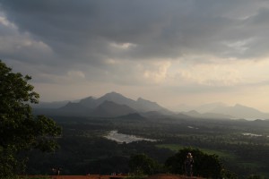 The view from the top of Sigiria