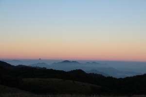 Mists below the plains