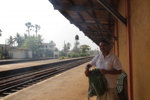 At the station