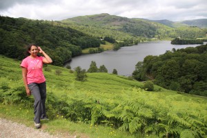 Lake Grasmere from the terrace