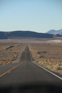 Straight Road to Death Valley