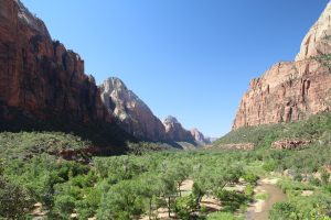 View up the Valley