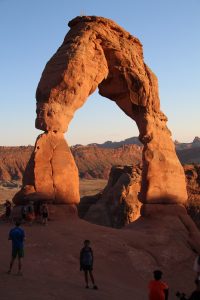 Bhavni in front of Delicate Arch